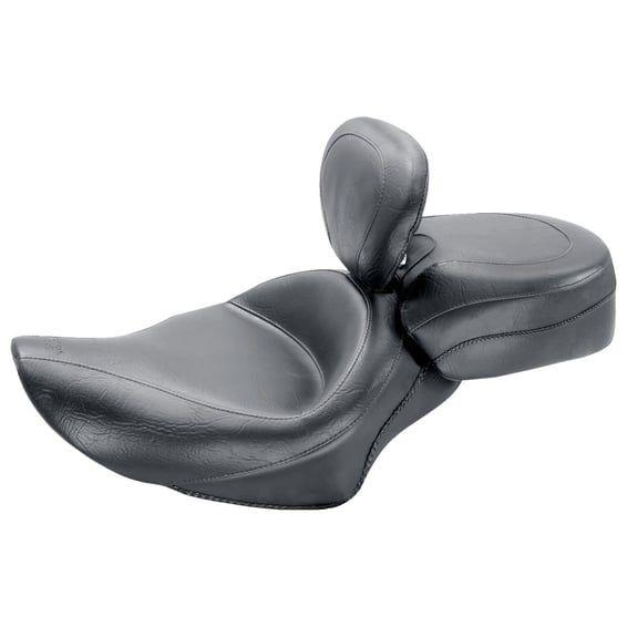 Wide Touring recessed passenger seat