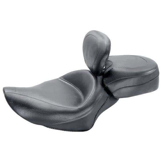 Wide Touring recessed passenger seat