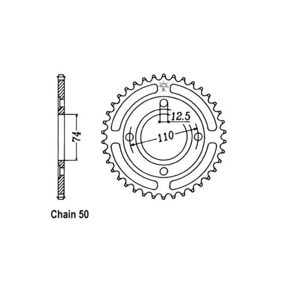 JT Rear Sprocket 854.36