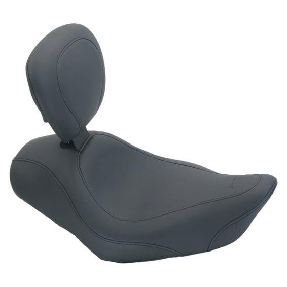 Wide Tripper solo seat. With rider backrest