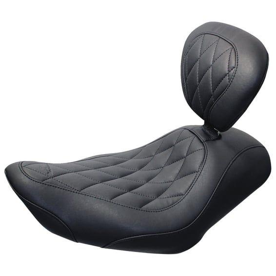 Wide Tripper solo seat. With rider backrest