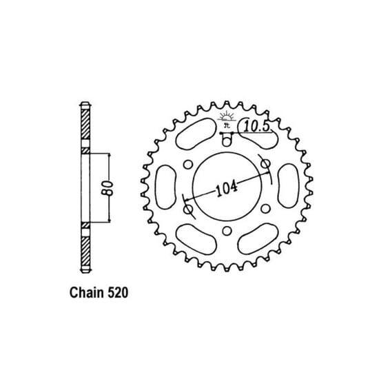 JT Rear Sprocket 478.45