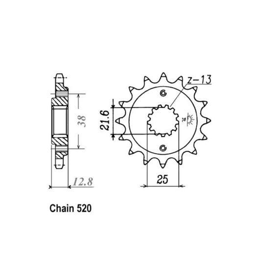 JT Front Sprocket 511.15