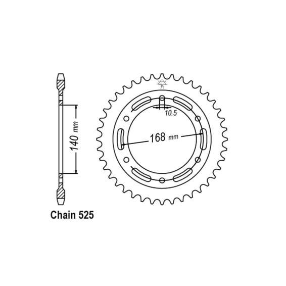 JT Rear Sprocket 3.41