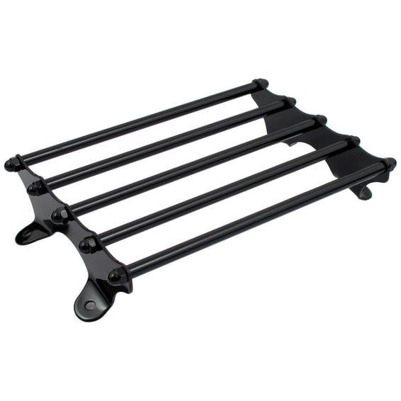 Early style luggage rack. Black