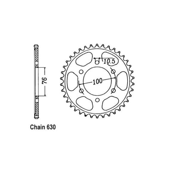 JT Rear Sprocket 818.42