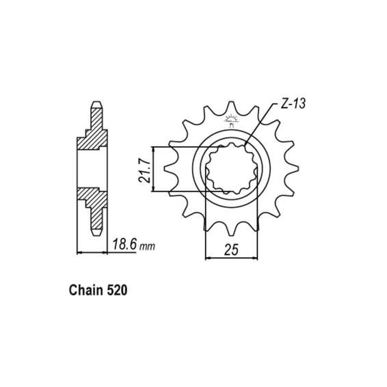 JT front sprocket 1538.15