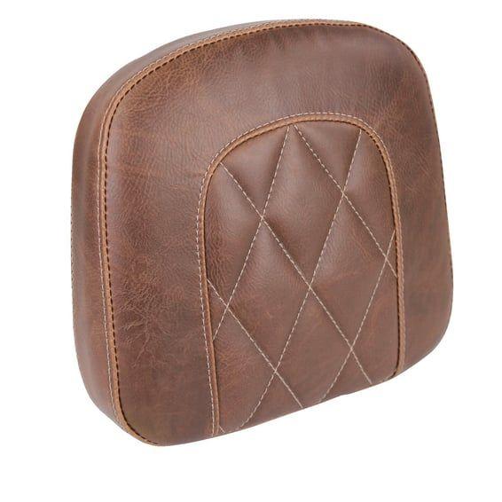 OEM style sissy bar pad. Brown. Diamond