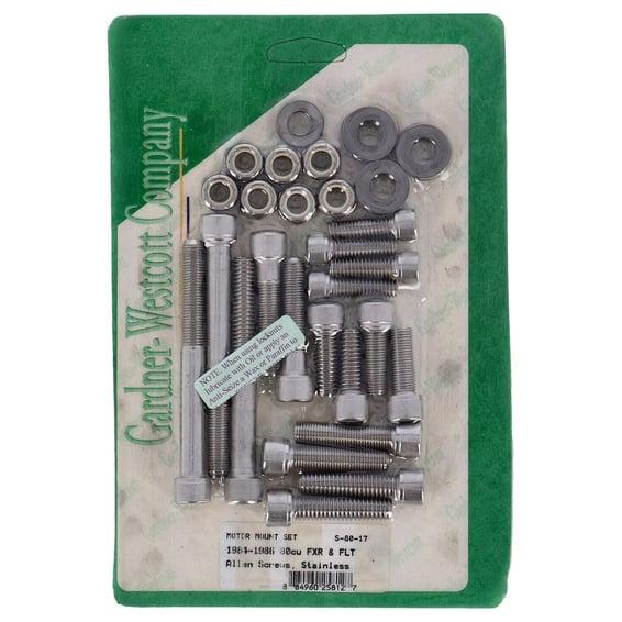 Motor mount screw kit, ss allen