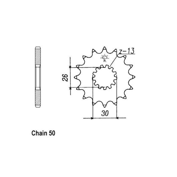 JT Front Sprocket 1180.19