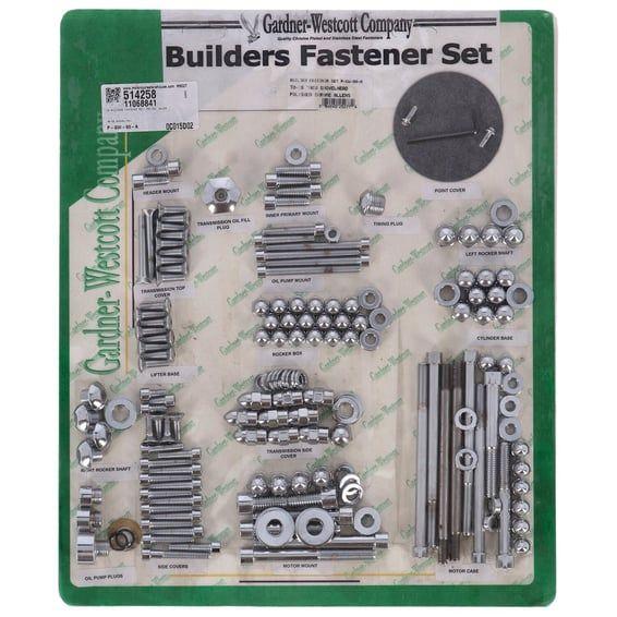 Builders fastener set, polish. allen