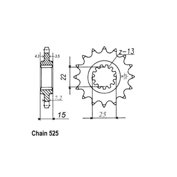 JT Front Sprocket 1182.14