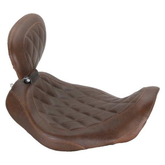 Wide Tripper solo seat. With rider backrest