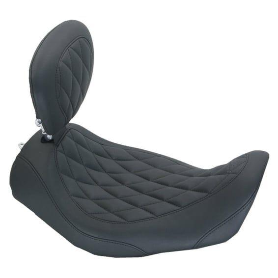Wide Tripper solo seat. With rider backrest