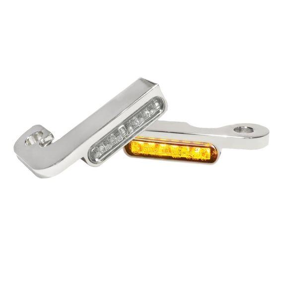 Stripes turn signals. Chrome