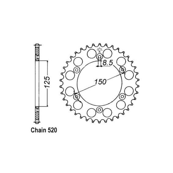 JT Rear Sprocket 897.40
