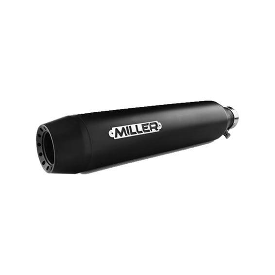 Miller, Yukon Slip-On Muffler. Euro 5. Black