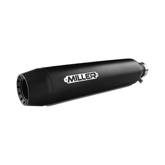 Miller, Omaha Euro 5 Slip-On mufflers. Matte Black