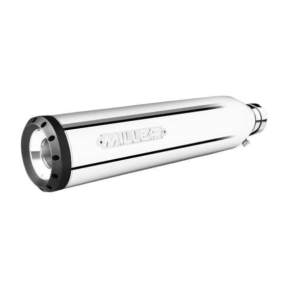 Miller, Bronco 2-2 exhaust system. Euro 4. Polished