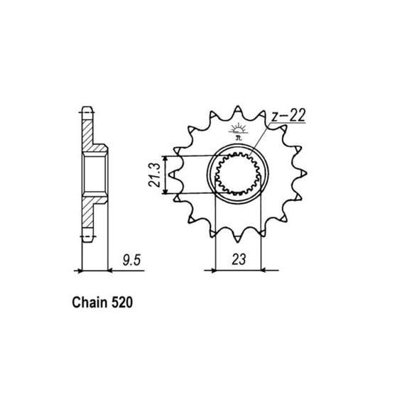 JT Front Sprocket 1577.15