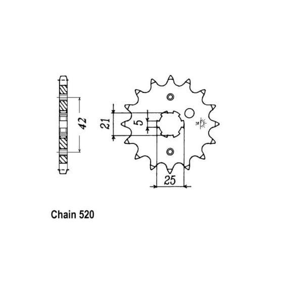 JT Front Sprocket 569.17