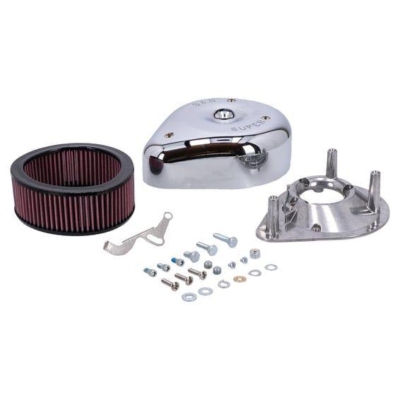 teardrop air cleaner assembly. Chrome