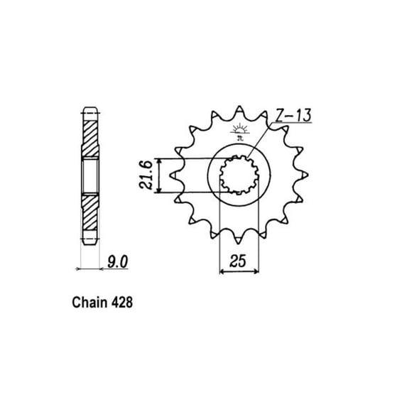 JT Front Sprocket 1587.19