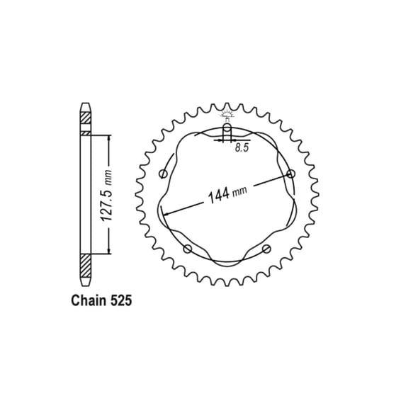 JTA Rear Sprocket 752.39