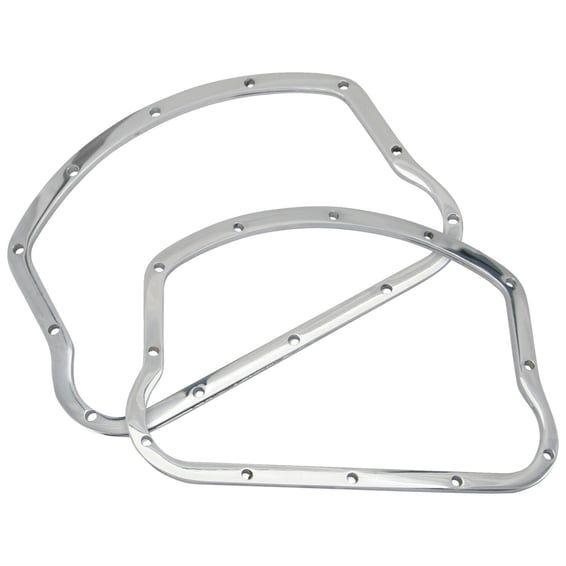 D-ring set for Panhead rocker covers. Chrome
