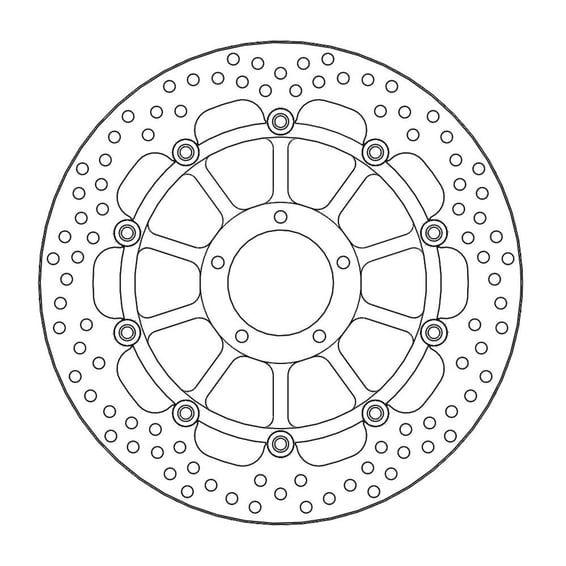 Halo series floating brake rotor