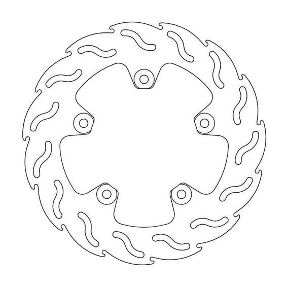 Flame series brake rotor
