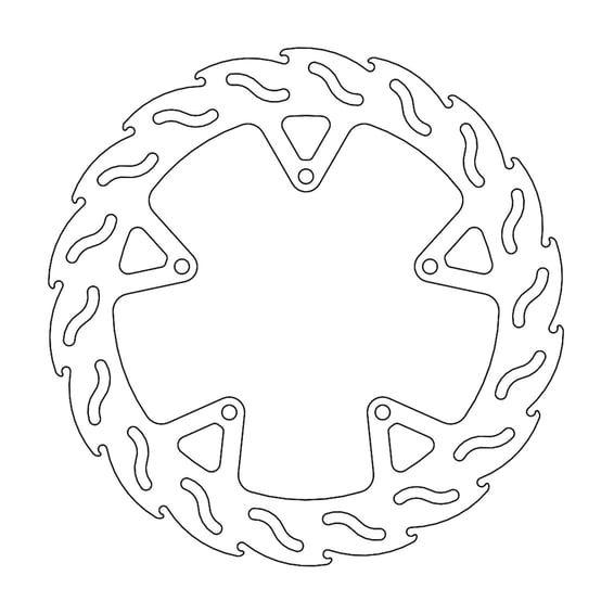 Flame series brake rotor