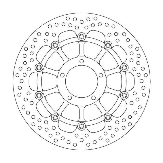 Halo series floating brake rotor