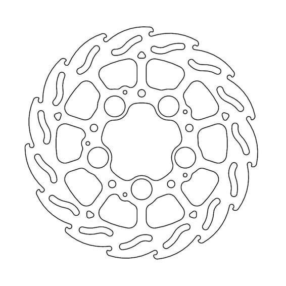 Flame series brake rotor
