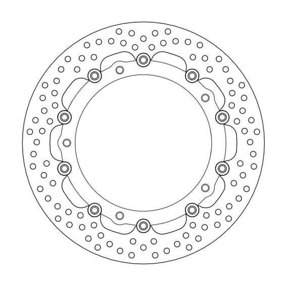 Halo series floating brake rotor