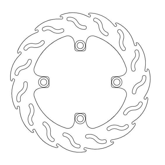 Flame series brake rotor