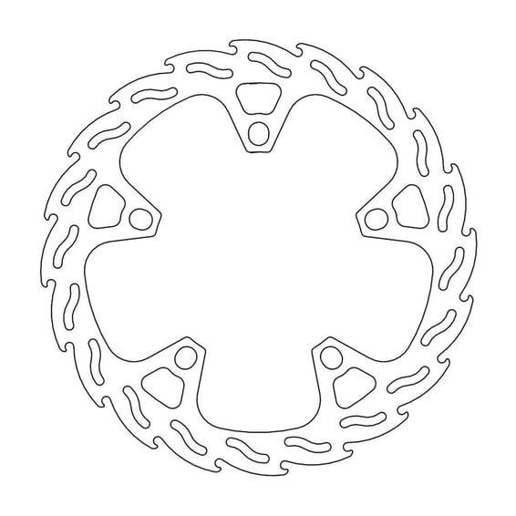 Flame series fixed brake rotor