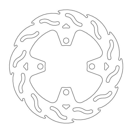 Flame series brake rotor
