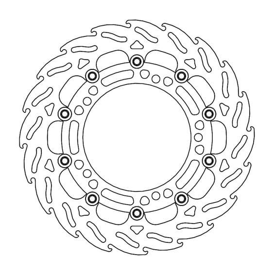 Flame series floating brake rotor