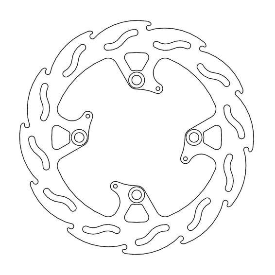 Flame series brake rotor