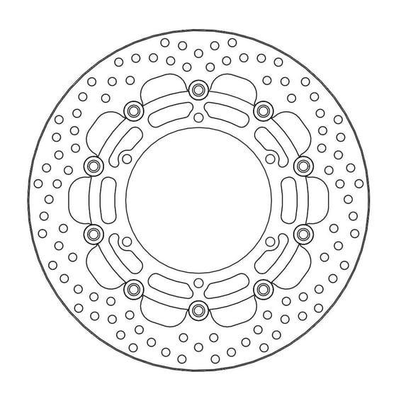 Halo series floating brake rotor