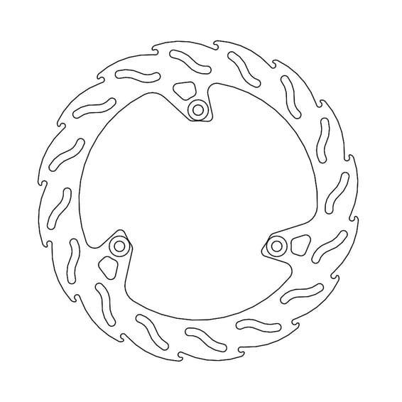 Flame series brake rotor