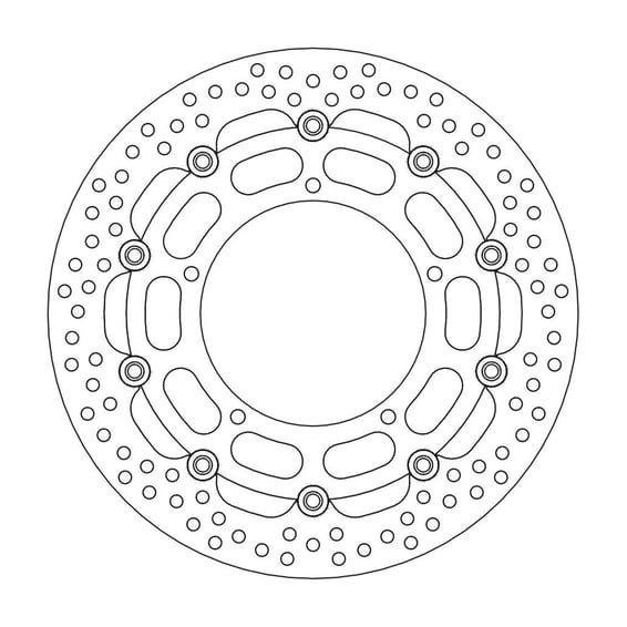 Halo series floating brake rotor