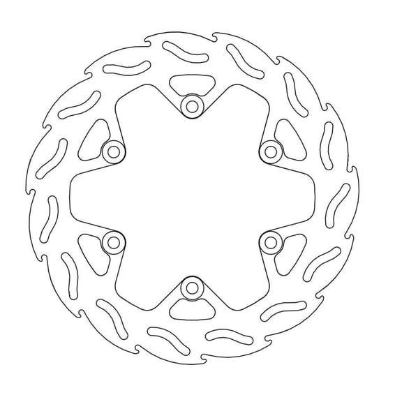Flame series brake rotor