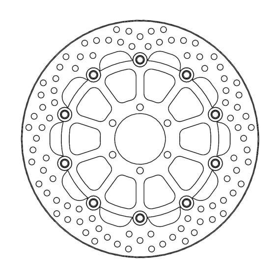 Halo series floating brake rotor