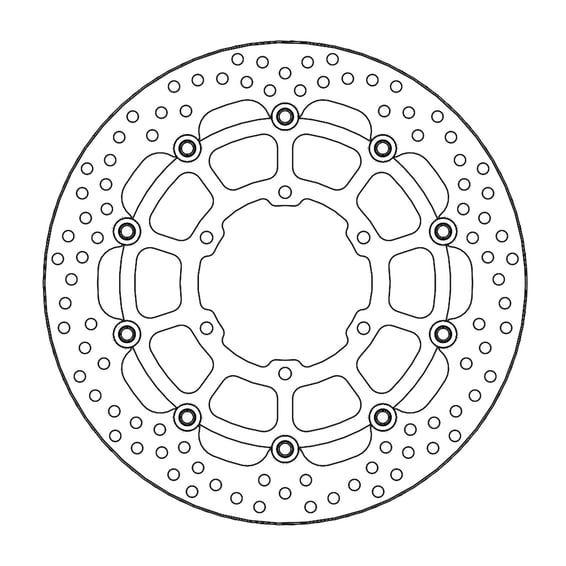 Halo series floating brake rotor