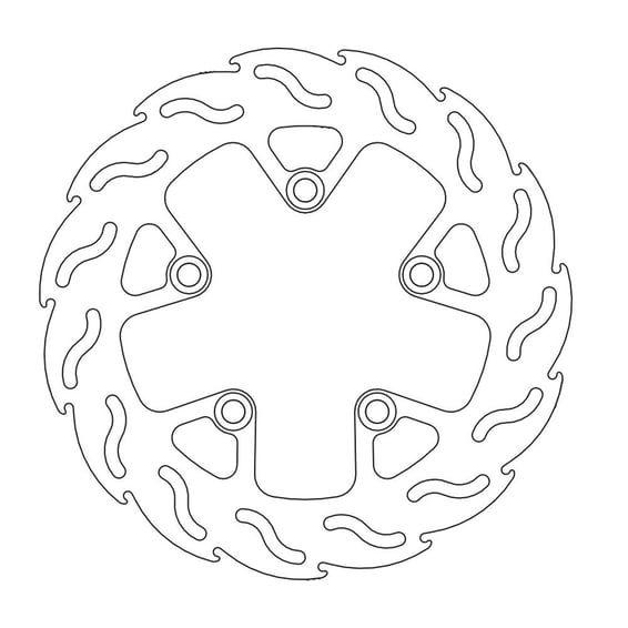 Flame series brake rotor