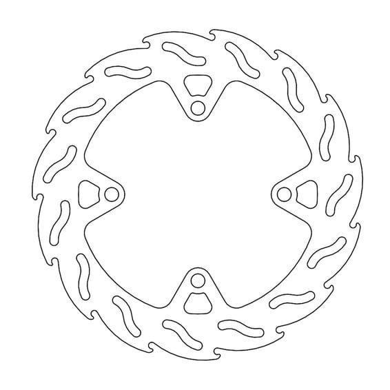 Flame series brake rotor