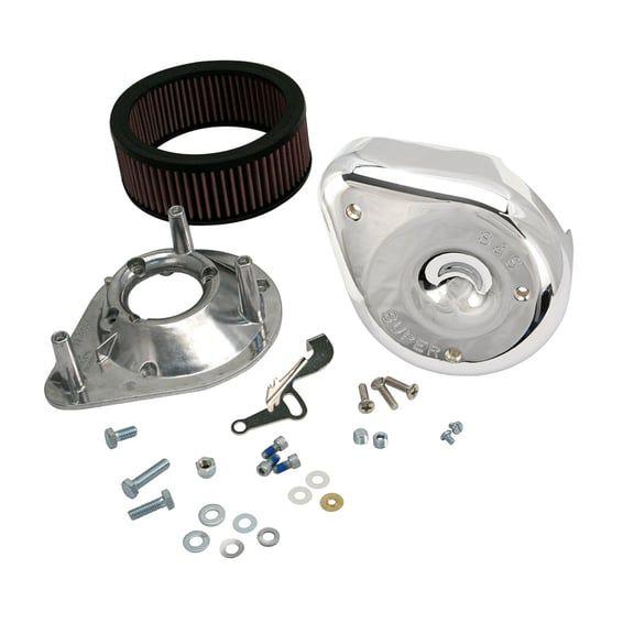 teardrop air cleaner assembly. Chrome