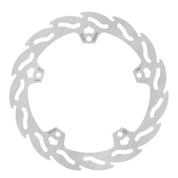 'Flame' rigid brake rotor. Rear right